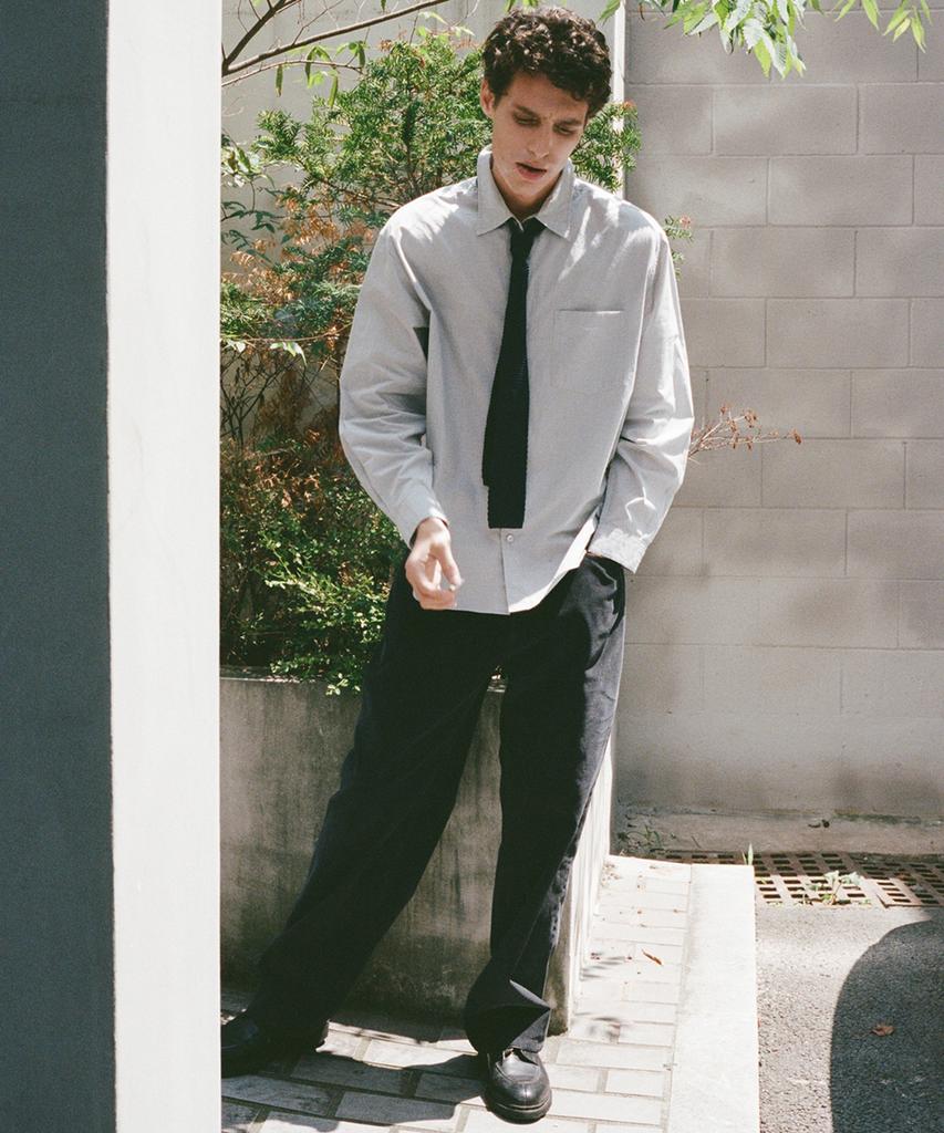 SHIRTER Editor Check Shirt (Grey)
