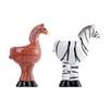 Resin Statue Succulent Planter Decorative Giraffe/Zebras Plant Pot Animal Sculpture Vase for Indoor Tabletop Use
