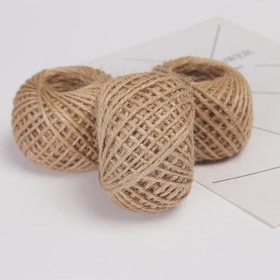 Corda di Canapa Vintage a Tre Capi per Artigianato Fai da Te e Confezioni Floreali