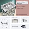 ZISIZ Thickened Stainless Steel Utility Sink with Stand