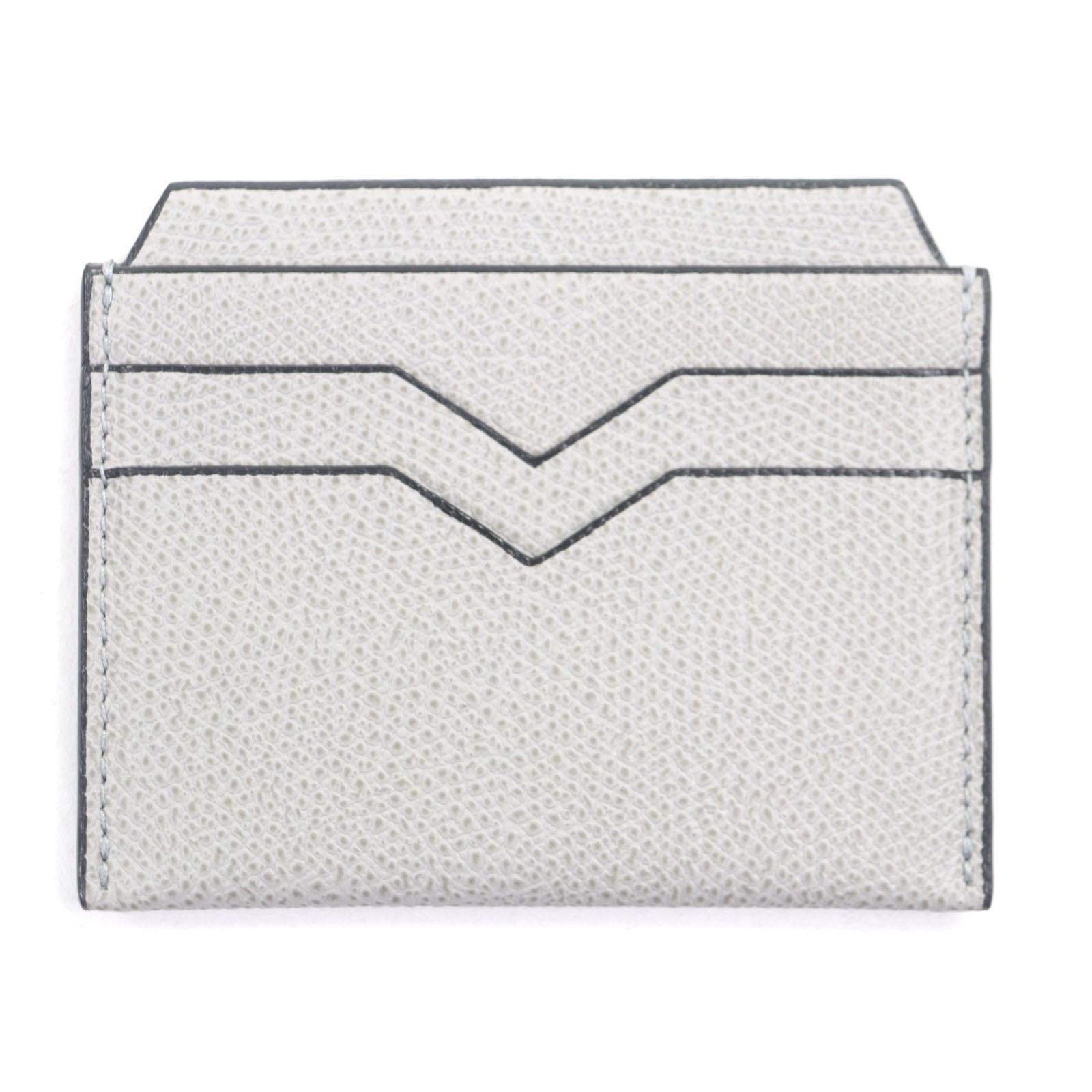 

Бездоганний гаманець для карток Valextra Шкіряний тримач для документів сірий Коров яча шкіра чоловічий V8L77 Вживаний