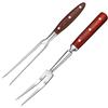 Stainless Steel Carving Meat Forks, Serving Fork for Grill BBQ Cooking, Kitchen Outdoor Tool