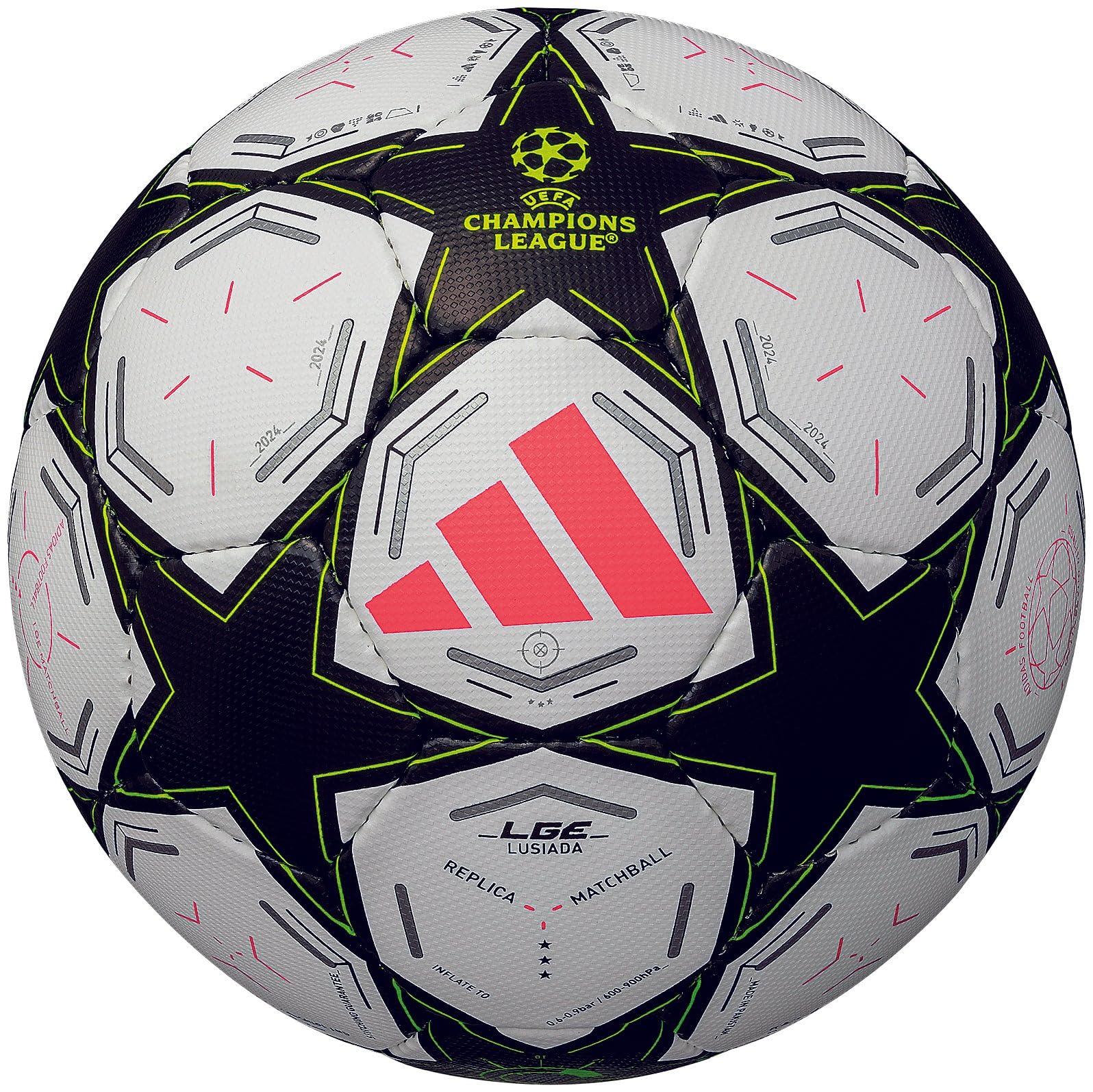 

Adidas UEFA Champions League Finale League Luciada 4 Ball Soccer Футбольный мяч 4 Ball Сертификация Мяч 24-25 Нет. Нет.