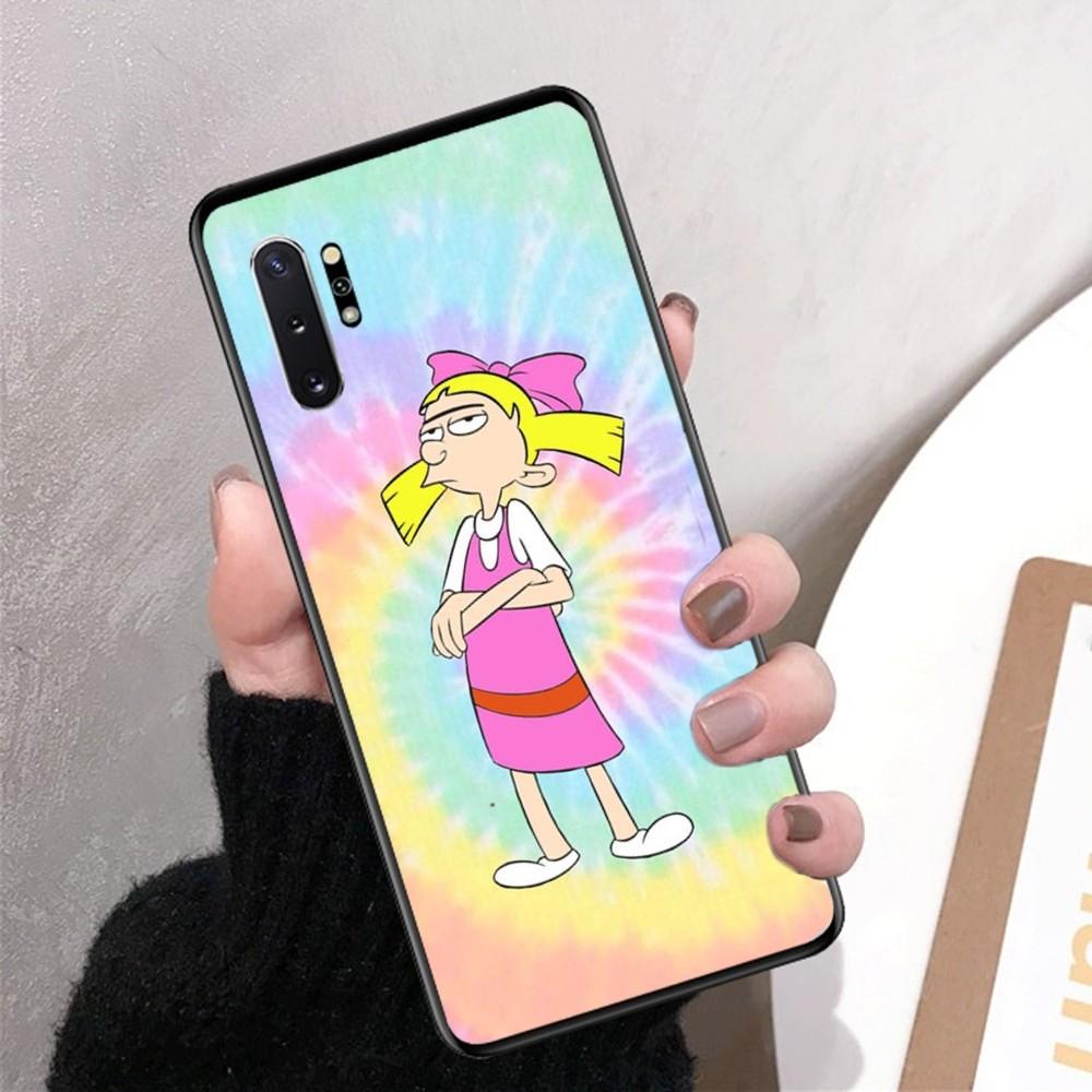 Hey Arnold Helga Bonito Phone Case For Samsung Note 8 9 10 20 Pro Plus Lite M 10 11 20 30 21 31 51 A 21 22 42 02 03