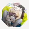 1pc Outdoor Umbrella with Cute Anime Characters, Automatic Opening/Closing, Portable 3-Fold Design, 8-Rib Iron Frame - Perfect Gift for Fans, Tra