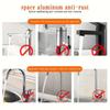 2pcs Adjustable Faucet Drainage BathroomSpace Aluminum Kitchen Sink Sponge Soap Drain Rack Bathroom Shower Storage Sundries Holder