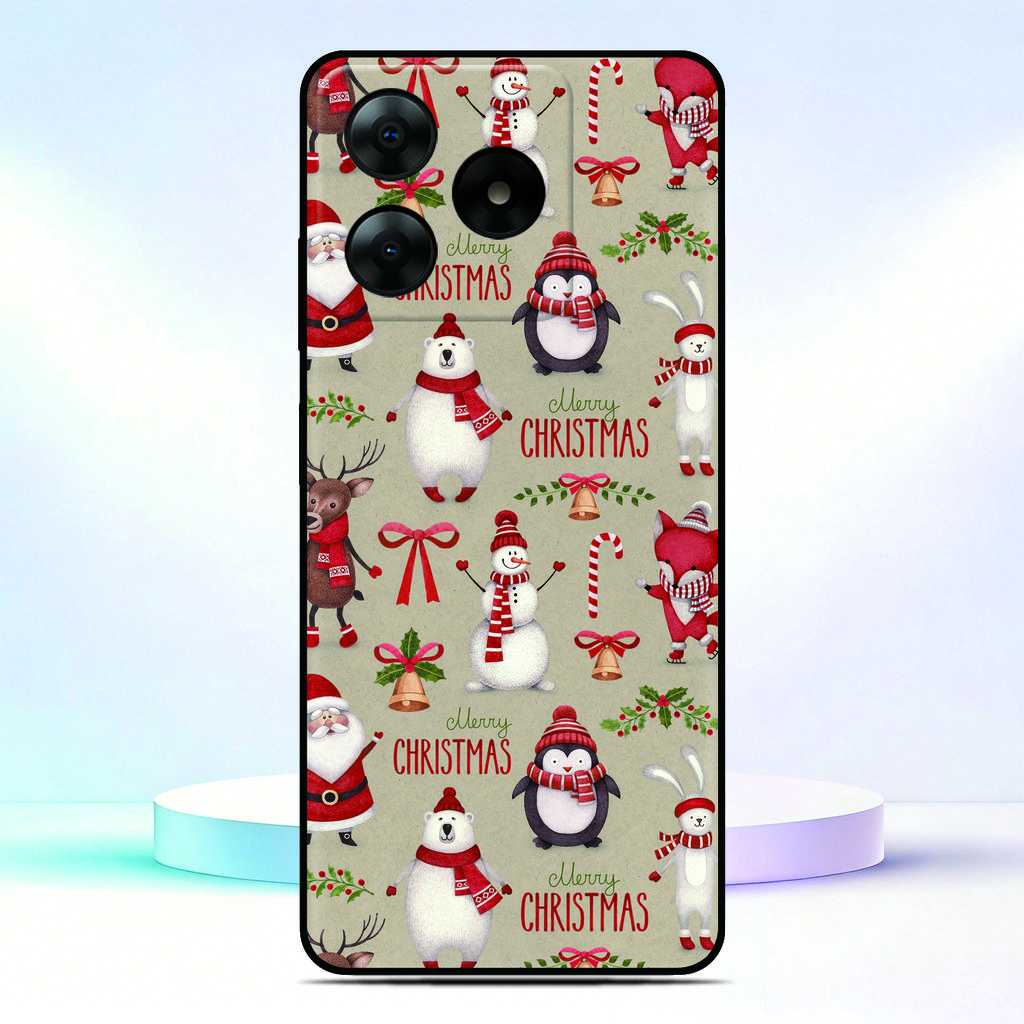 Merry Christmas Phone Case For Cubot A40 X100 A20 A10 Max 5 3 P80 P50 X70 X50 Note 60 50 21 J7 Power Custom Picture Back Cover
