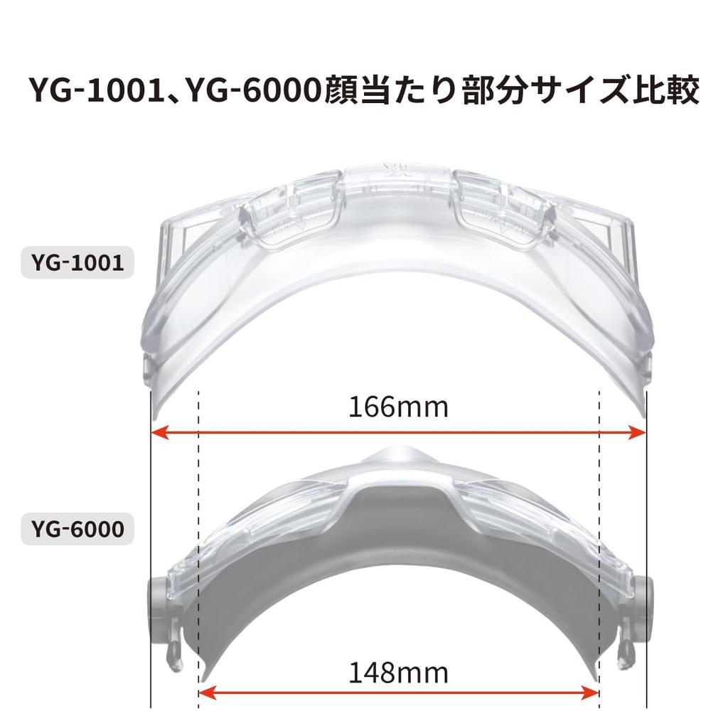 Yamamoto Kogaku Protective Fits Over Made In JIS UV Protection YG-1001 Goggles, Glasses, Scratch-Resistant, Anti-Fog, Japan, Standard,