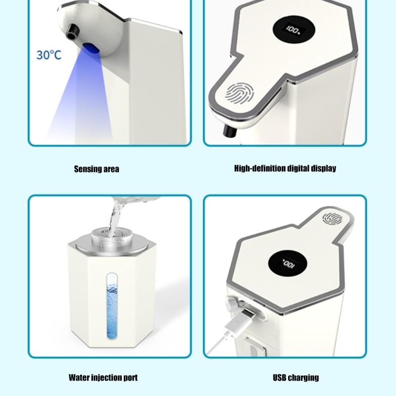 Hands Without Small Soap Dispenser High Sensitivity Sensors Easy Installation Modern Soap Container for Bathroom Kitchen
