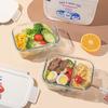 LocknLock Fresh Glass Divided Lunch Box Set
