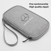 GLC GLB Waterproof Car key car driver's license Storage bag For Mercedes Benz A C E S G Class GLC CLE CLA GLB GLS W177 W205 W21
