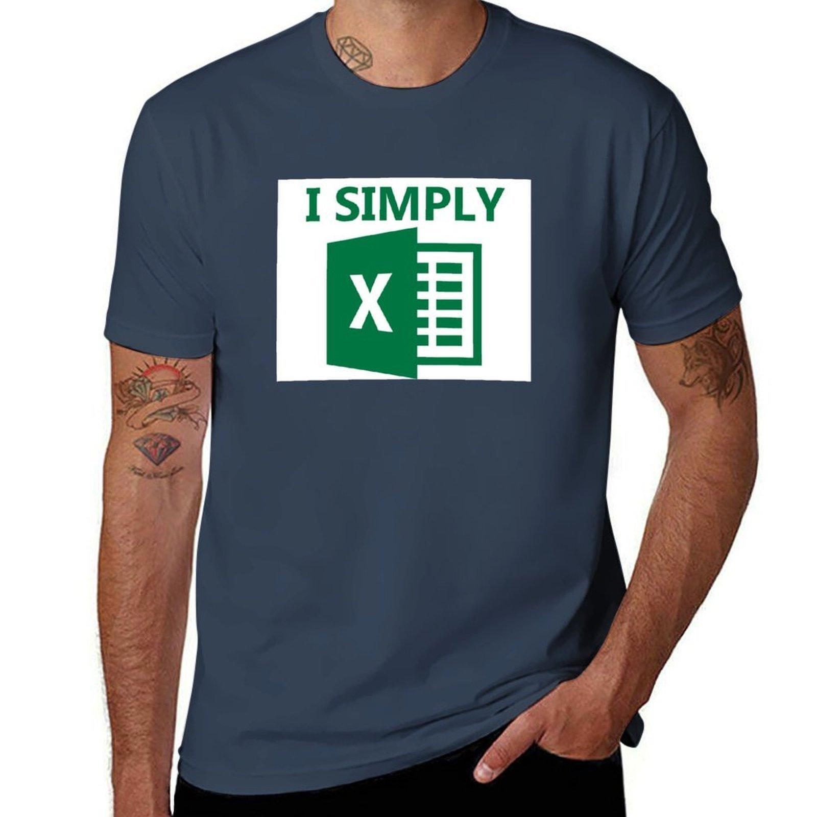 I Simply Excel TShirt Basic Lightweight Short Sleeve Tee S