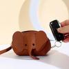 Pu Leather Elephant Money Bag Women Coin Purse With Key Ring Multifunctional Zipper Storage Bags Key Case