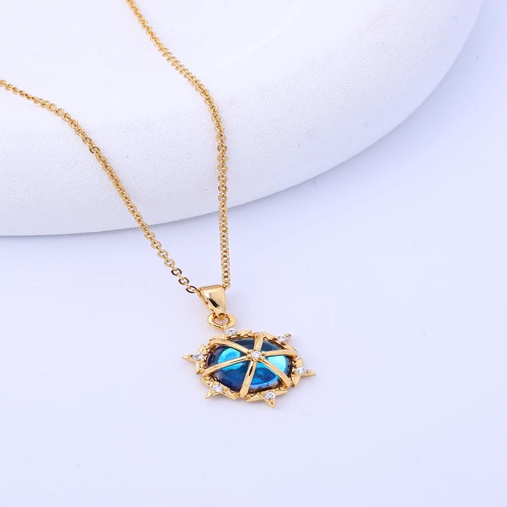 Necklace female Internet celebrity new Dream Planet series light familiar necklace niche design fashion clavicle chain titanium