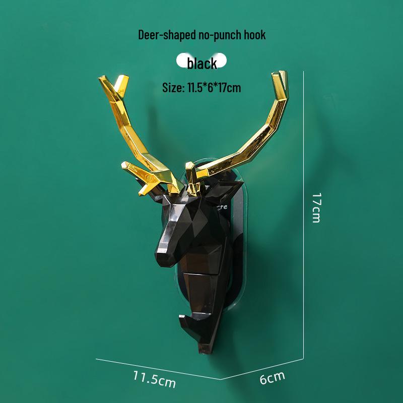 Lepidlový háček Antler bez vrtání: Beze stop Koupelnový, Kuchyňský a Dveřní Úložný Háček