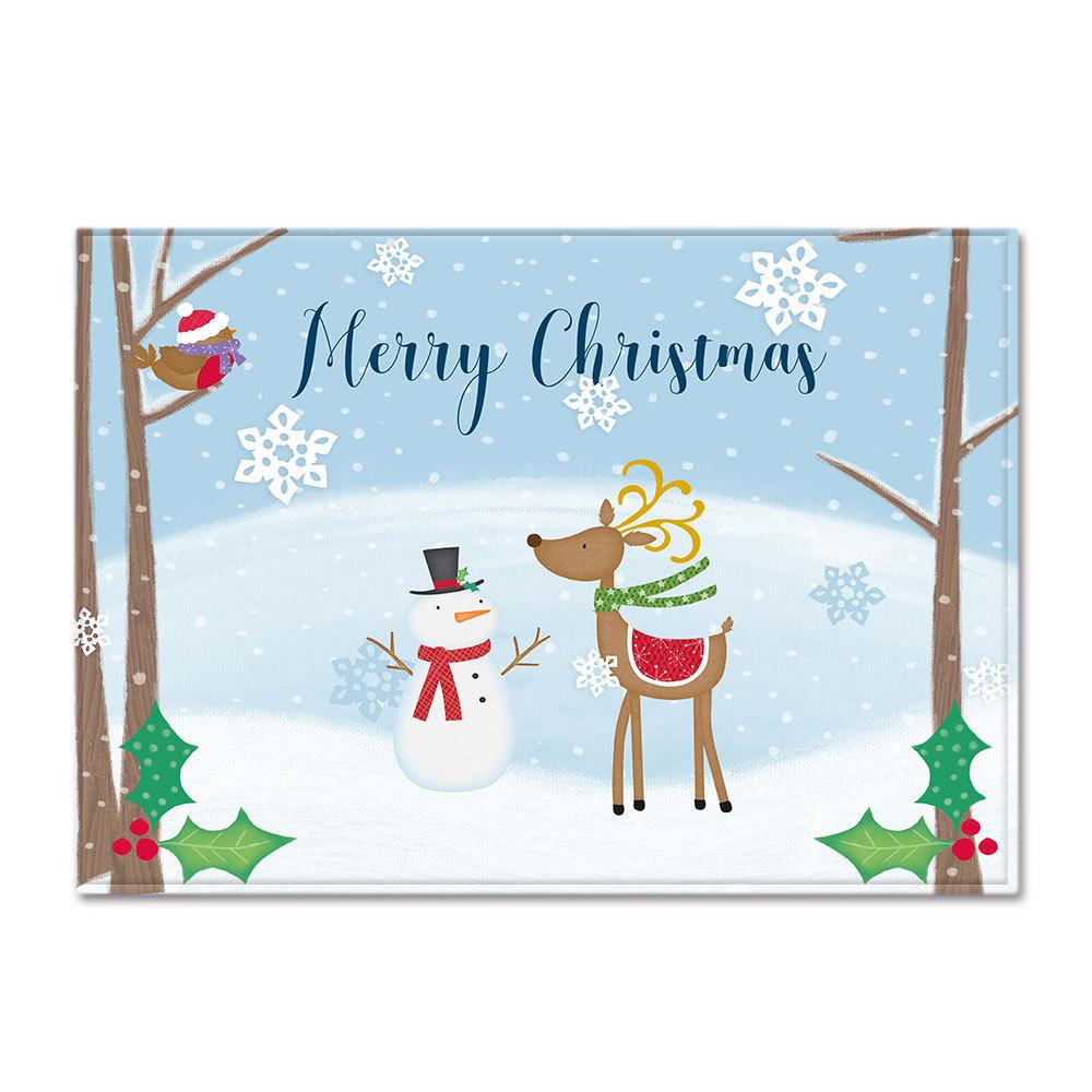 Christmas Living Room Floor Mat Bedroom Dining Room Carpet Carpet Doormat