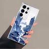 Case for Samsung Galaxy S26 S24 S21 S25 Edge S20 Plus S23 Ultra Note 20 Ultra 10 S22 FE Phone Cover Mountains Waters Art