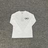 Corteiz Mens Oversized Cotton Long Sleeve Tee With Letter Print - Casual Streetwear Round Neck T-Shirt Fall