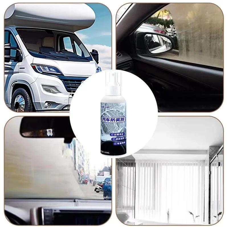 100ml For Automotive Glass Cleaner Spray For Automotive Glasses Defogging Coating Spray For Automotive Waterproof Defogger Spray