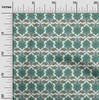 oneOone Cotton Flex Fabric Floral & Paisley Block Print Sewing Fabric BTY 40 Inch