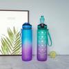 1L Sports Water Bottle Gym Travel Drinking Leakproof Bottle With Straw BPA-Free