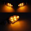 Motorcycle LED Turn Signal Light Mini Universal Led Amber Blinker Lamp 10mm Motorbike LED Indicators Lights 12v Turn Signal