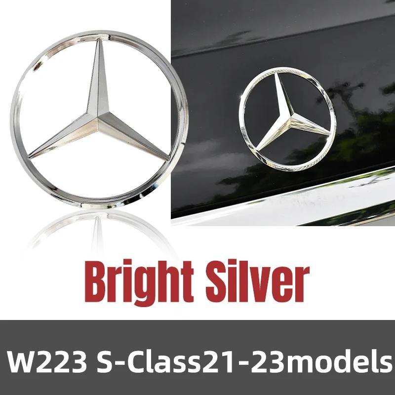 

Car Sticker Car Original Rear Label Badge Sticker Decoration Tail Emblem Cover Replacement For Mercedes-Benz W223 S500 S580 2021