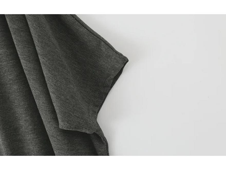 Women's Summer Loose Modal Cotton Irregular Hem T-Shirt