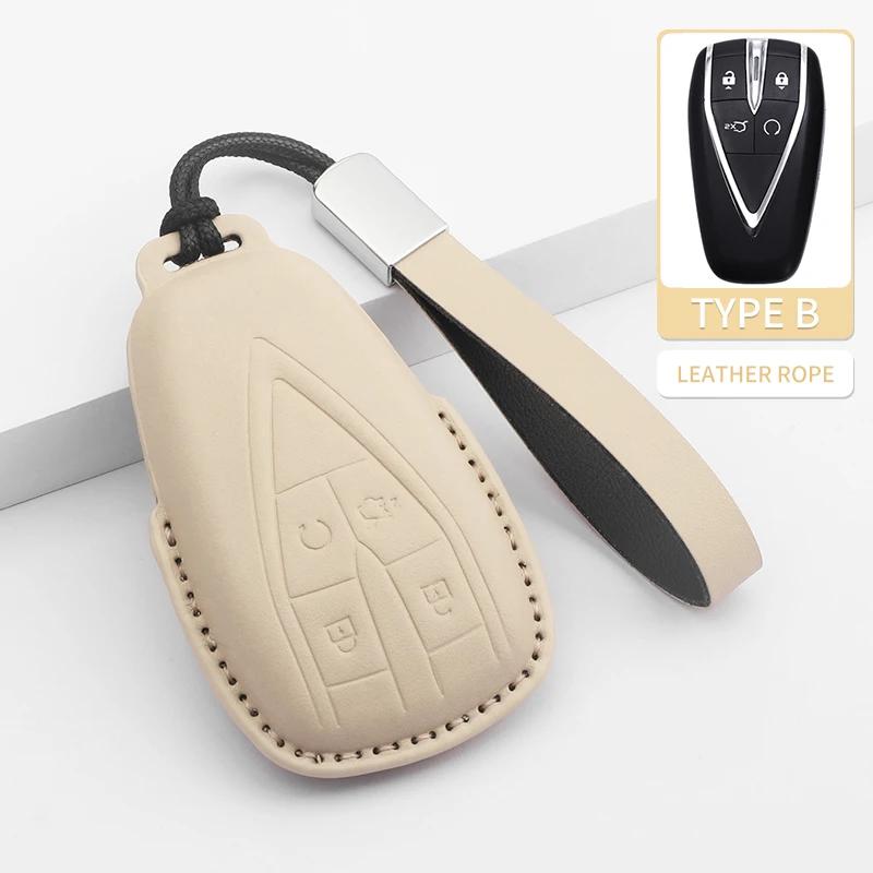 Car Key Cover For Changan Unit Unik Cs35Plus Cs55 Plus Cs75 Plus Oshan X7 X5 Keychain Car Key Bag Case Cover Accessories