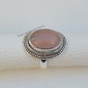Natural Rose Quartz Ring, Handmade Ring, 925 Sterling Silver Ring, Birthday Gift, Capricorn Birthstone Ring, Boho Ring, Designer Ring