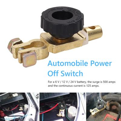 Univerzální spínač autobaterie Rychlý odpojovací odpojovací spínač pro 6V/12V/24V konektor autobaterie Vypínač napájení