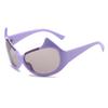 Sexy Gotham Cat Eye Sunglasses Women Vintage Luxury Brand Design Fashion Punk Sun Glasses Men Half Frame Halloween Funny Shades