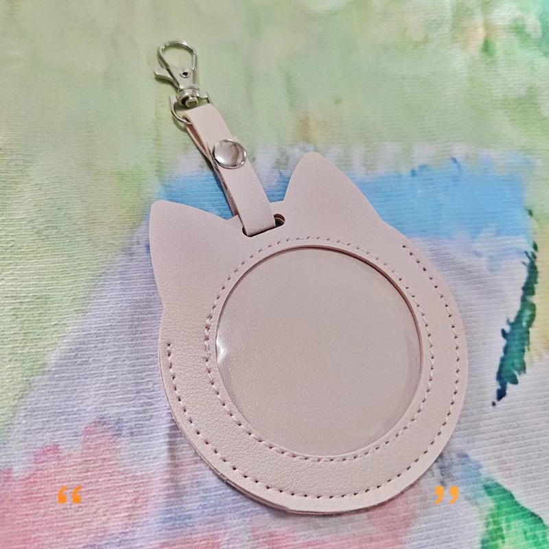 Transparent Card Holder Cute Badge Storage Cover Photocard Holder Protection Idol Card Storage Bag Pendant Student Stationery