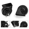 Loud Sound 410DB Electric Snail Air Horn for Car Motorcycle Boats Double Tone 12V
