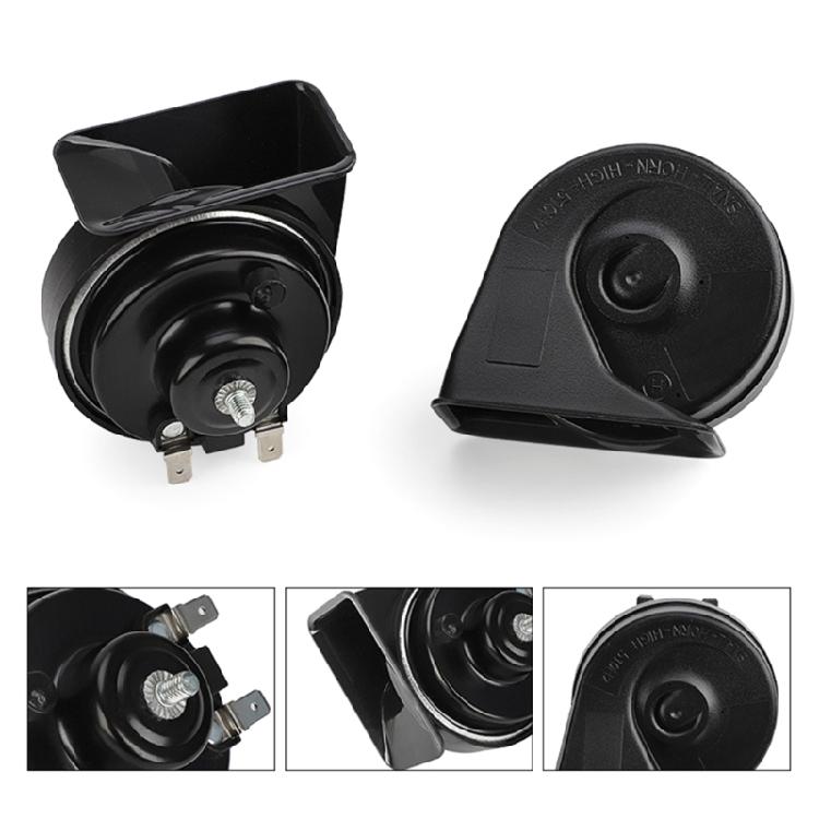 Loud Sound 410DB Electric Snail Air Horn for Car Motorcycle Boats Double Tone 12V
