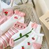 Japanese Boat Socks Soft Casual Socks Sweet Women's Boat Socks  Female