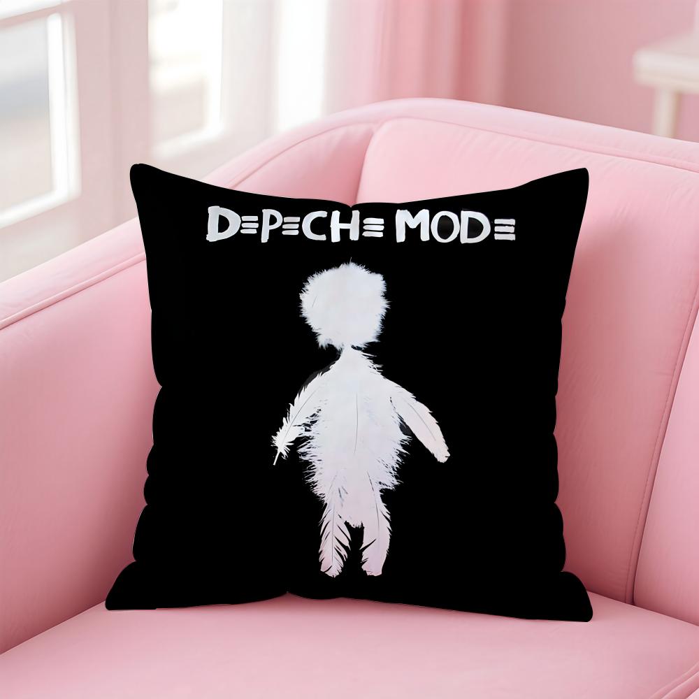 

Synth Pop British Band DDepeche MMode Cushion Cover Pillowcase Short Plush Invisible zipper Room Sofa Cushion Cover 30x30cm