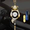 Car Aromatherapy Hanging Ornament for Odor Removal - Rearview Mirror Pendant with Empty Bottle.