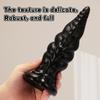 Alien Rhinoceros Horn Anal Plug - Thick, Large Anus Plug for Men & Women, Erotic Toy & Masturbator