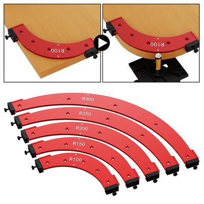 Round Corner Positioning Template Impact-Resistant Quick Positioning Corner-Radius Template For DIY Enthusiasts