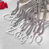 26-Letter Pendant Anklet: Stainless Steel Simple Design Foot Jewelry