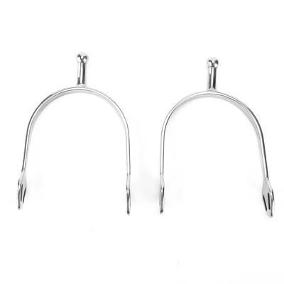 Stainless Steel Horse Spurs Round Head English Spur Harmless To The Horse for Horsemanship Lovers