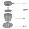 1 Zestaw Przenośny Drip do Kawy Wietnamski Filtr do Kawy Kompaktowe Akcesoria do Kawy Aluminiowe Akcesoria do Kawy Dla Miłośników Unikalny