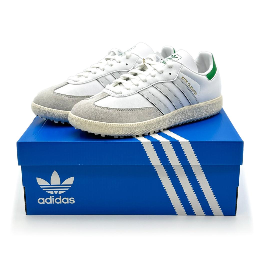 IG5711 KITH A adidas Originals Samba Golf Classic Off White Dash Grey (Men's)