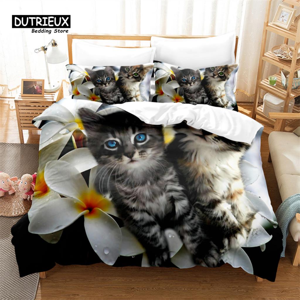 Animal Duvet Cover Set, Fashion Horse Bedding Set, Soft Comfortable Breathable Duvet Cover, For Bedroom Guest Room Decor