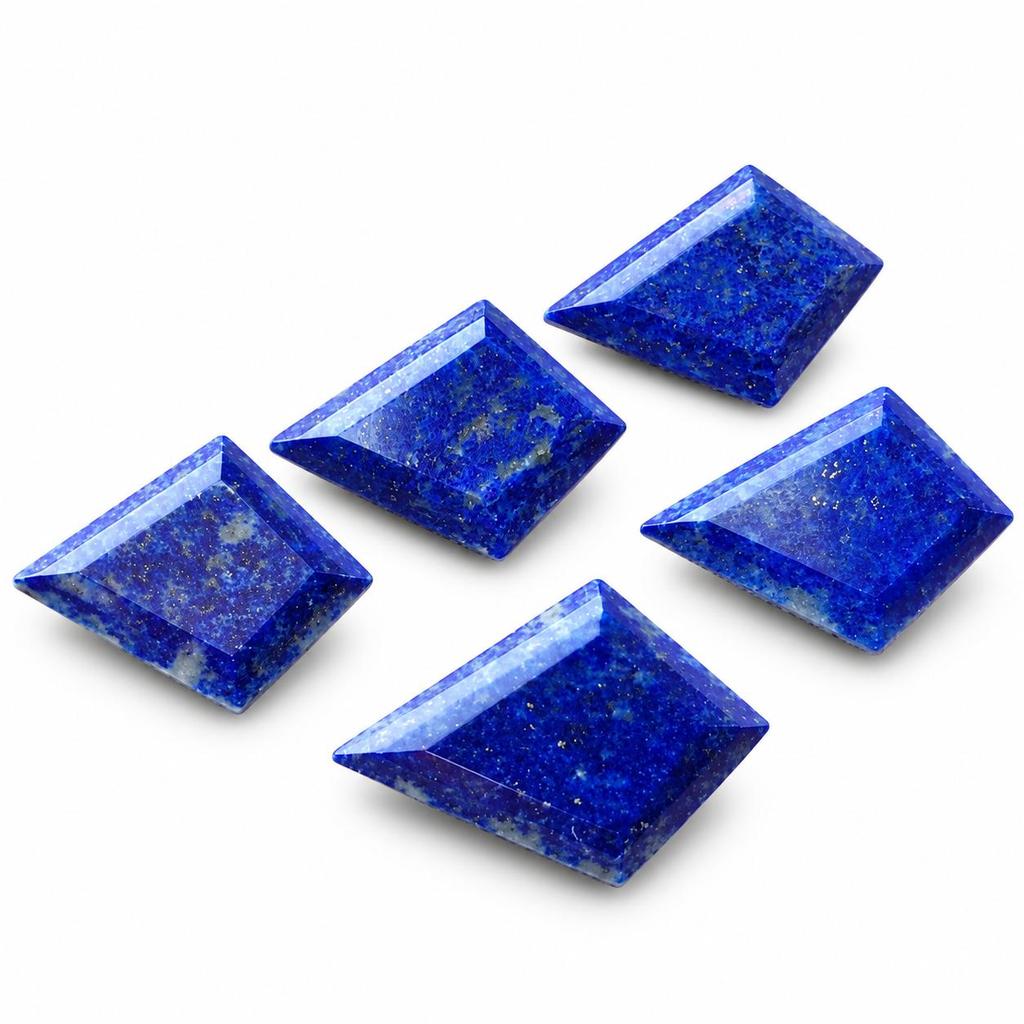 Lapis Lazuli Kite Shape Faceted Gemstone | Calibrated Loose Gemstone for Jewelry Making & Wholesale