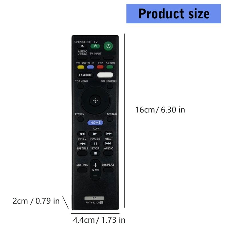 High Sensitivity Remote Control RMT-VB210U Remote Controller Replacement For Home Theater System