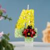 Handmade 0-9 Number Candles for Birthday Cakes & Party Decorations