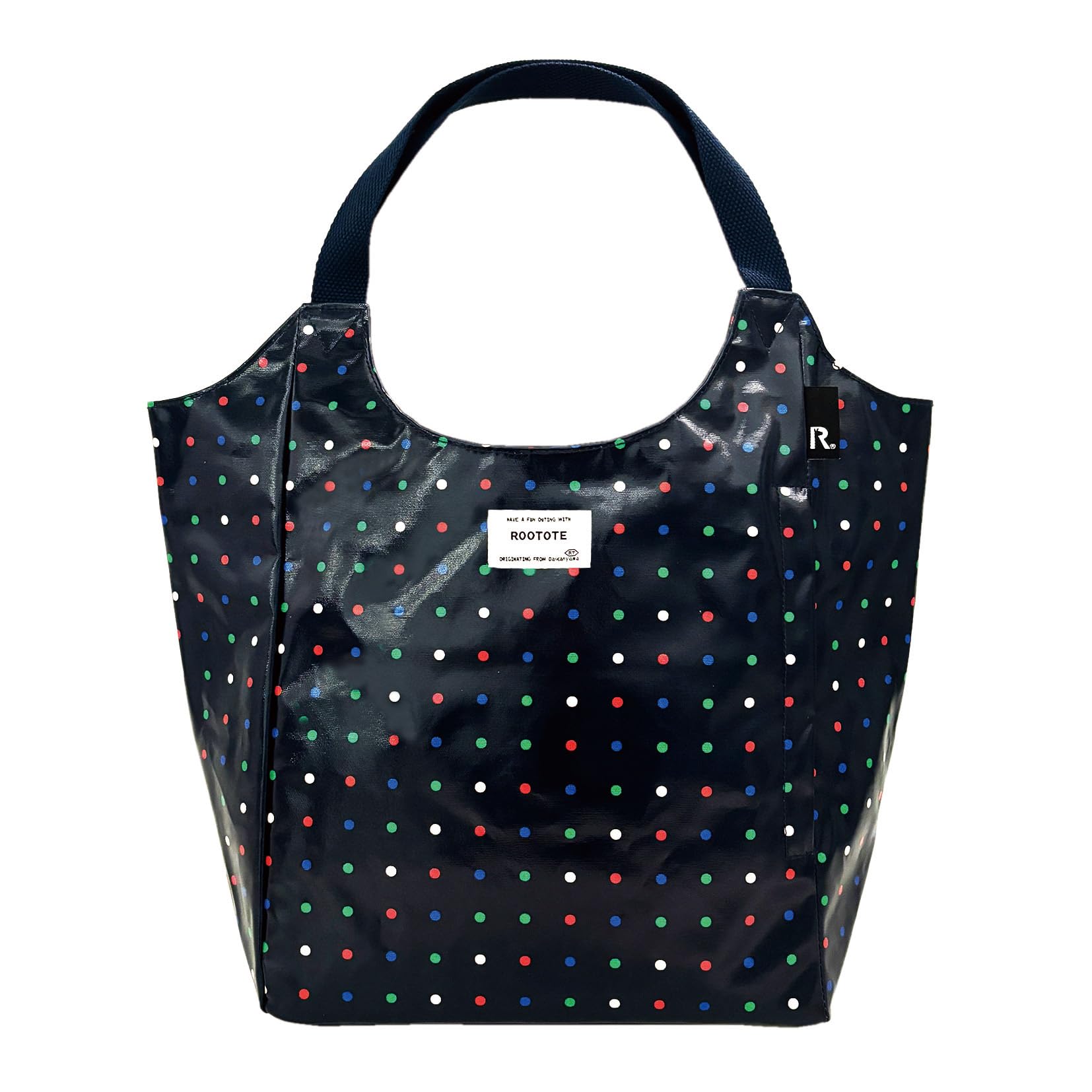 

ROUTE ROUND shoulder tote large laminated Tenten bag, capacity, exterior, EU.Round.Laminate-P 1022, Women s, 02,