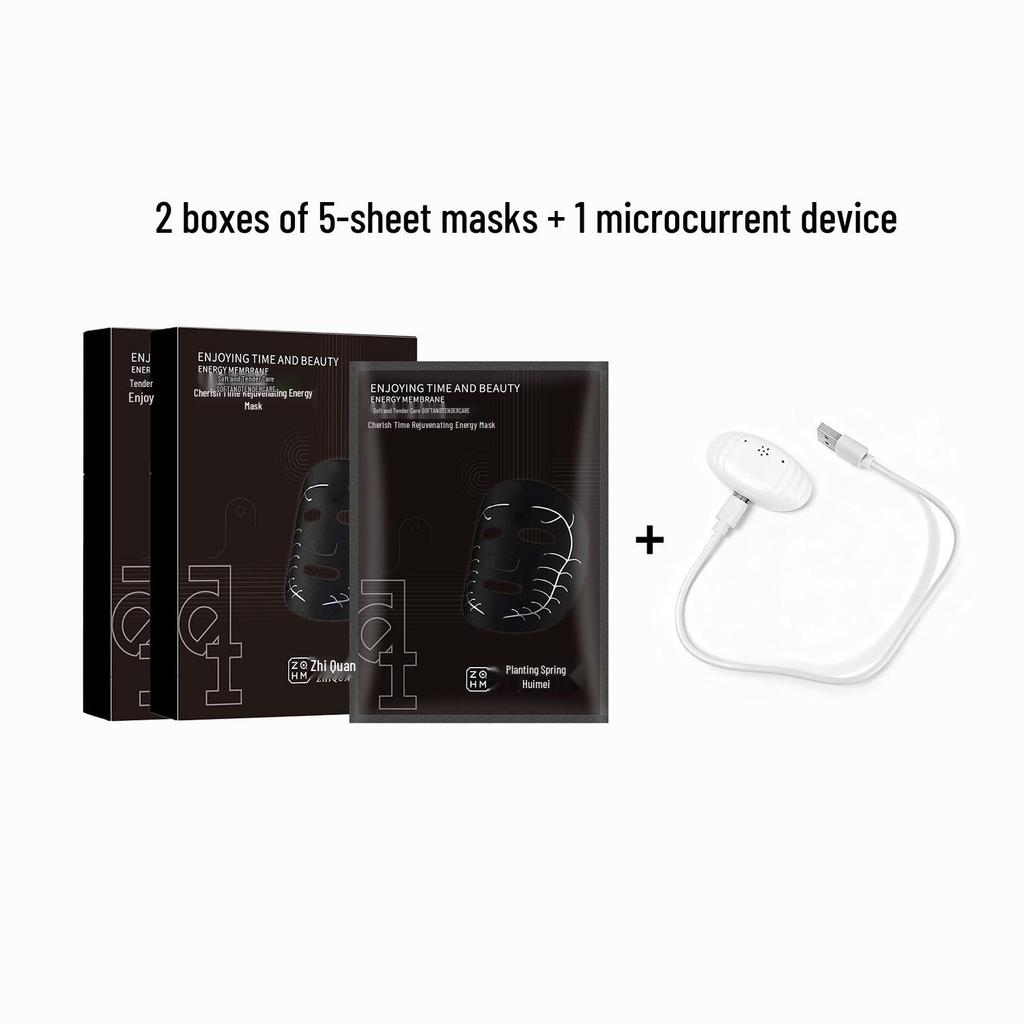 AI Microcurrent Conductive Beauty Mask: Lifting, Tightening, Hydrating, Rejuvenating Skincare Technology for Professional Use.